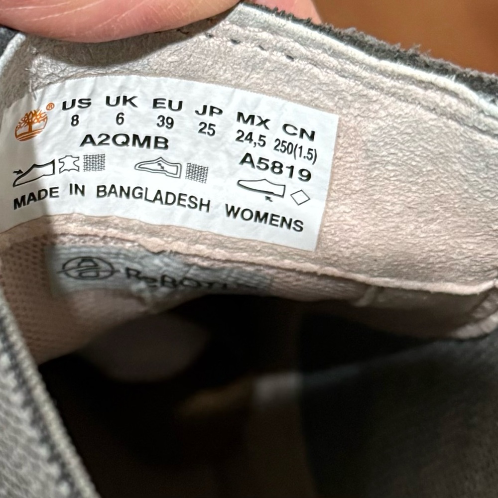Timberland Gray Ankle Boots - Picture 5 of 9